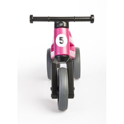 Funny Wheels - Draisienne 2-en-1 RIDER SPORT rose/noir