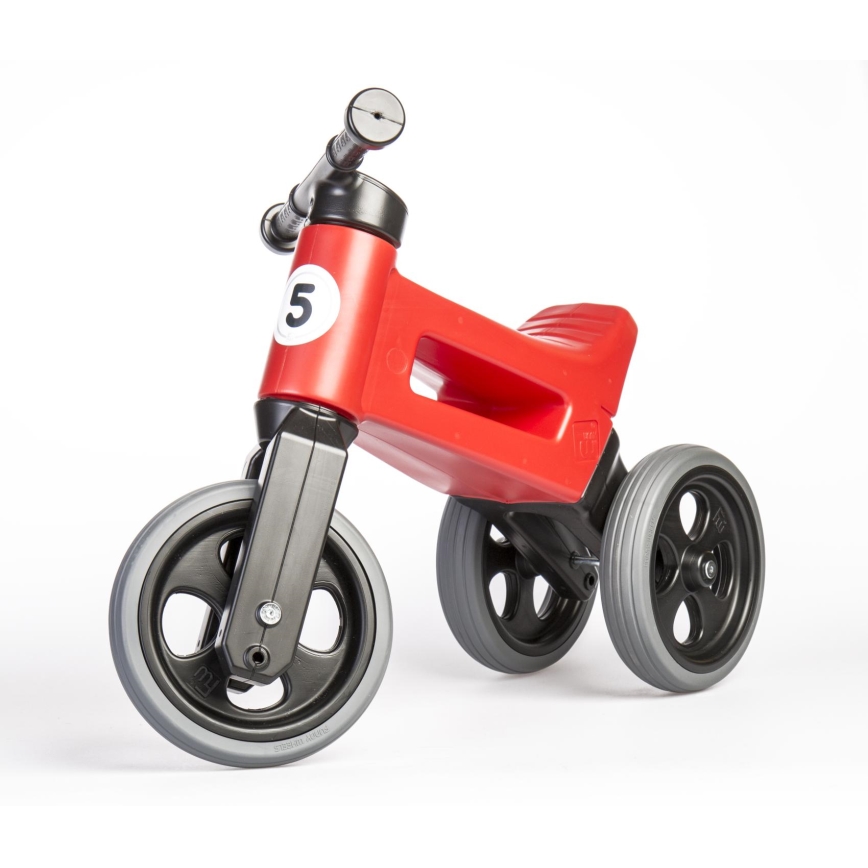 Funny Wheels - Draisienne 2 en 1 RIDER SPORT rouge/noir
