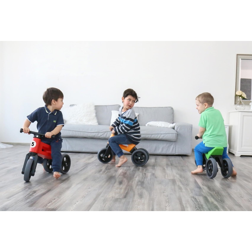 Funny Wheels - Draisienne 2 en 1 RIDER SPORT vert/noir