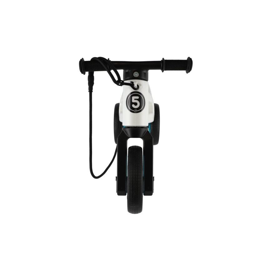 Funny Wheels - Draisienne 2 en 1 RIDER SUPER SPORT blanc/noir/bleu