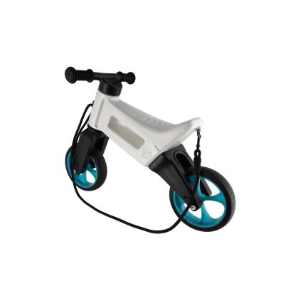 Funny Wheels - Draisienne 2 en 1 RIDER SUPER SPORT blanc/noir/bleu
