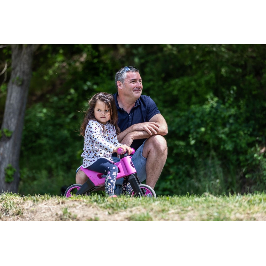 Funny Wheels - Draisienne 2 en 1 RIDER SUPER SPORT rose/noir