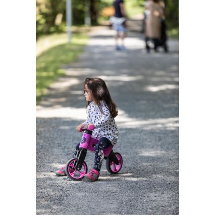 Funny Wheels - Draisienne 2 en 1 RIDER SUPER SPORT rose/noir