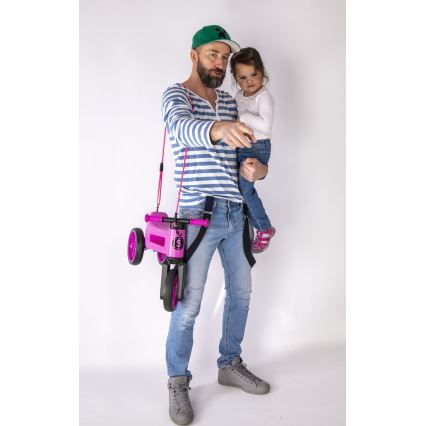 Funny Wheels - Draisienne 2 en 1 RIDER SUPER SPORT rose/noir