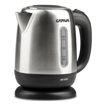 G3Ferrari G1009500 - Bouilloire électrique rapide 1,2 L, 1630 W / 230 V, inox/noir