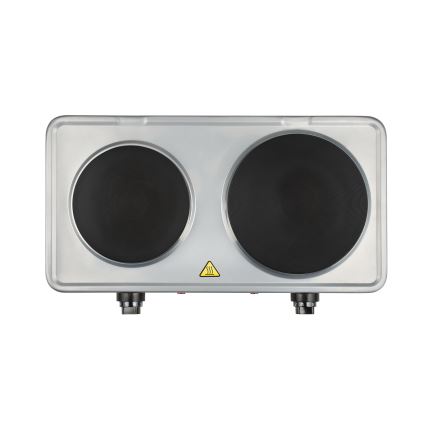 G3Ferrari G10122 - Réchaud à deux plaques 2500W/230V inox