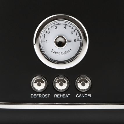 G3Ferrari G1013400 - Grille-pain à deux fentes ARTISTA 750 W/230 V noir