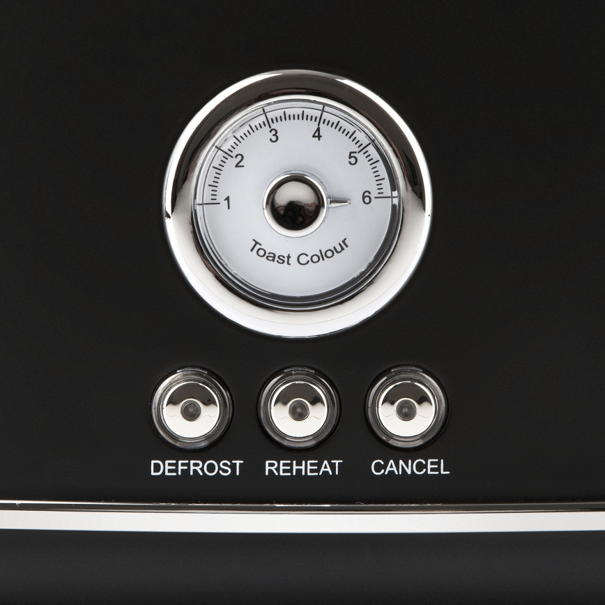 G3Ferrari G1013400 - Grille-pain à deux fentes ARTISTA 750 W/230 V noir