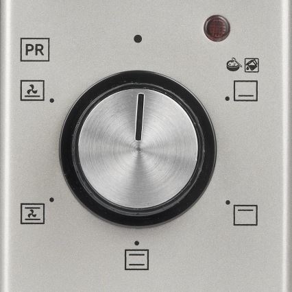 G3Ferrari G1015300 - Four à chaleur tournante ROSTO 1400W/230V 45 l inox/noir