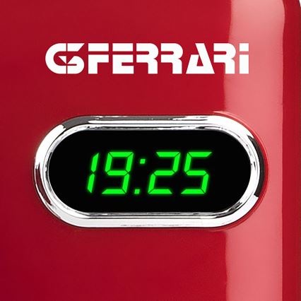 G3Ferrari G1015502 - Micro-ondes combiné avec gril 1150 W / 230 V, 20 l, rouge