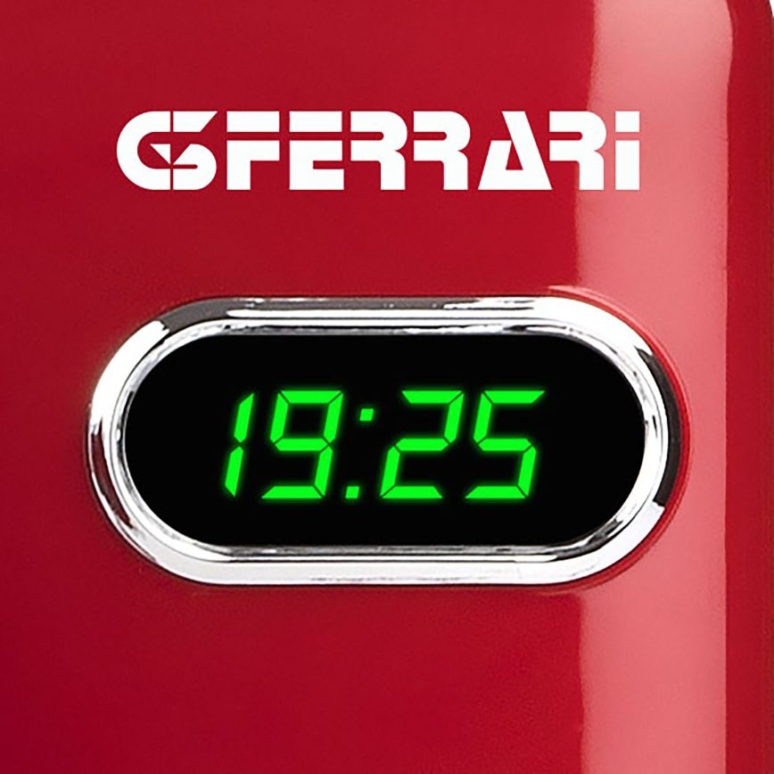 G3Ferrari G1015502 - Micro-ondes combiné avec gril 1150 W / 230 V, 20 l, rouge