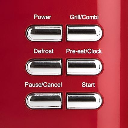 G3Ferrari G1015502 - Micro-ondes combiné avec gril 1150 W / 230 V, 20 l, rouge