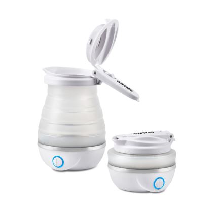 G3Ferrari G1016501 - Bouilloire électrique pliable COMPA 0,8 l 820W/230V blanche