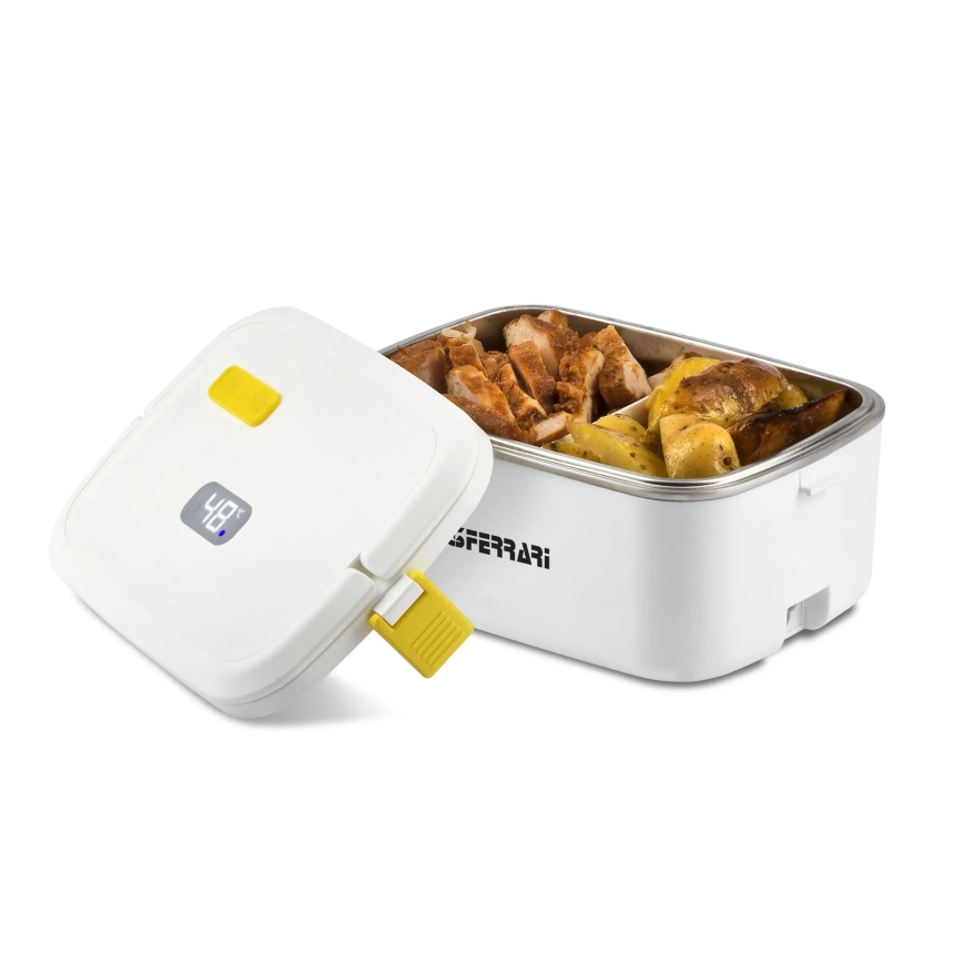 G3Ferrari G1016601 - Chauffe-plat électrique VITTO 48W/230V 0,8 l blanc/jaune