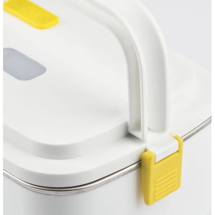 G3Ferrari G1016601 - Chauffe-plat électrique VITTO 48W/230V 0,8 l blanc/jaune