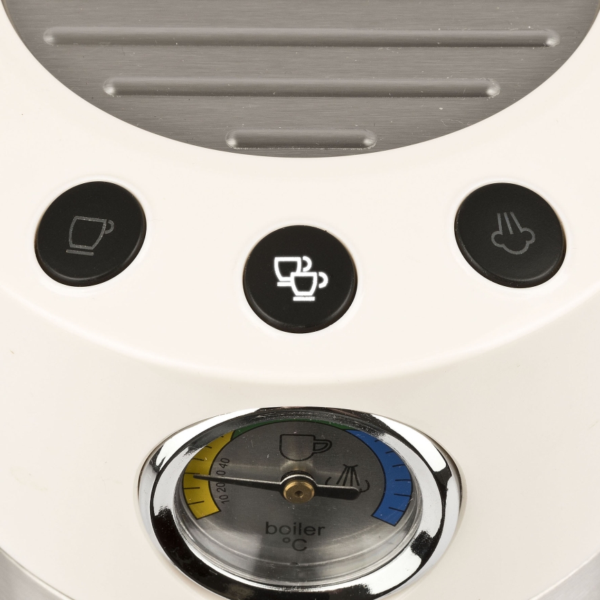 G3Ferrari G1016801 - Machine à expresso manuelle AMARCORD 1350W/230V 15 bar, crème