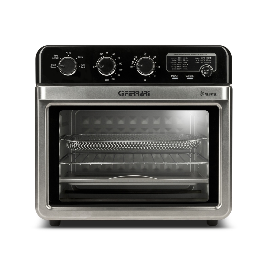 G3Ferrari G1022100 - Four à chaleur tournante avec friteuse intégrée 2000W/230V 32 l inox