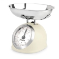 G3Ferrari G2000300 - Balance de cuisine rétro ASKA avec bol, crème/acier inoxydable