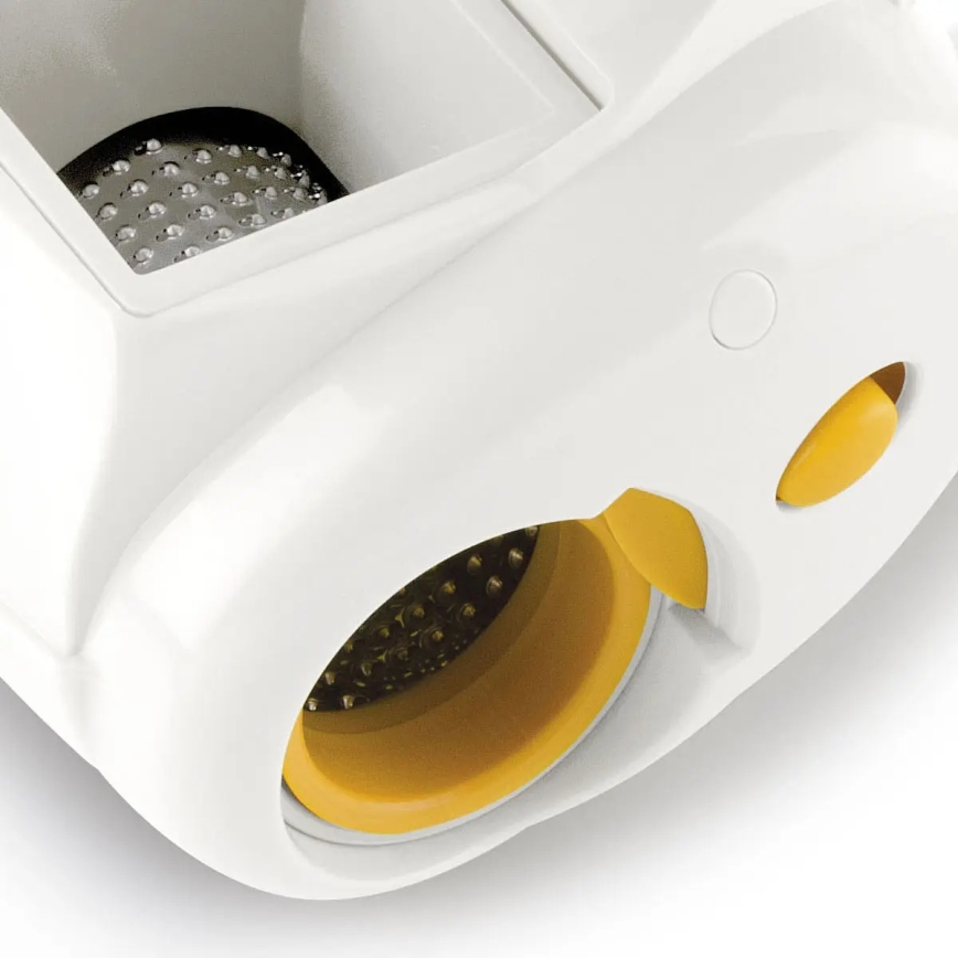 G3Ferrari G2006500 - Râpe électrique PARMINO 12 W/230 V, 800 mAh, blanc/jaune