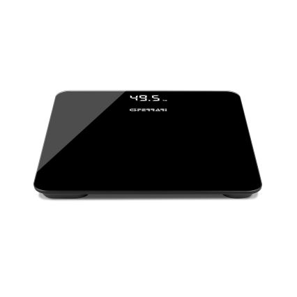 G3Ferrari G3005800 - Pèse-personne numérique, alimenté par 3 piles AAA, noir