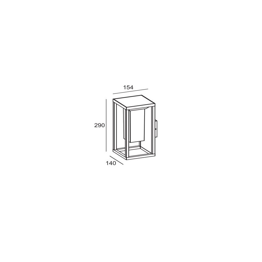 Gardino LX6051 - Applique murale solaire à LED DANTELION LED/2,2W/3,7V IP54