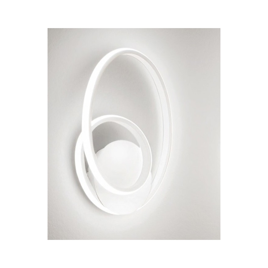 Gea Luce DIVA A BIANCO SATINATO - Applique murale à intensité variable LED DIVA LED/20W/230V blanc