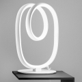 Gea Luce DIVA L BIANCO SATINATO - Lampe de table LED à intensité variable DIVA LED/17W/230V blanc