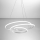 Gea Luce DIVA S G BIANCO - Suspension filaire à intensité variable LED DIVA LED/44W/230V blanc