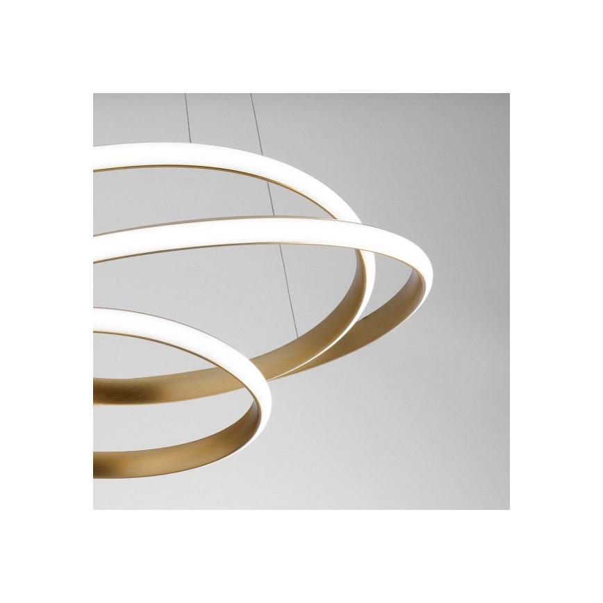 Gea Luce DIVA S P ORO - Suspension filaire à intensité variable LED DIVA LED/43W/230V doré
