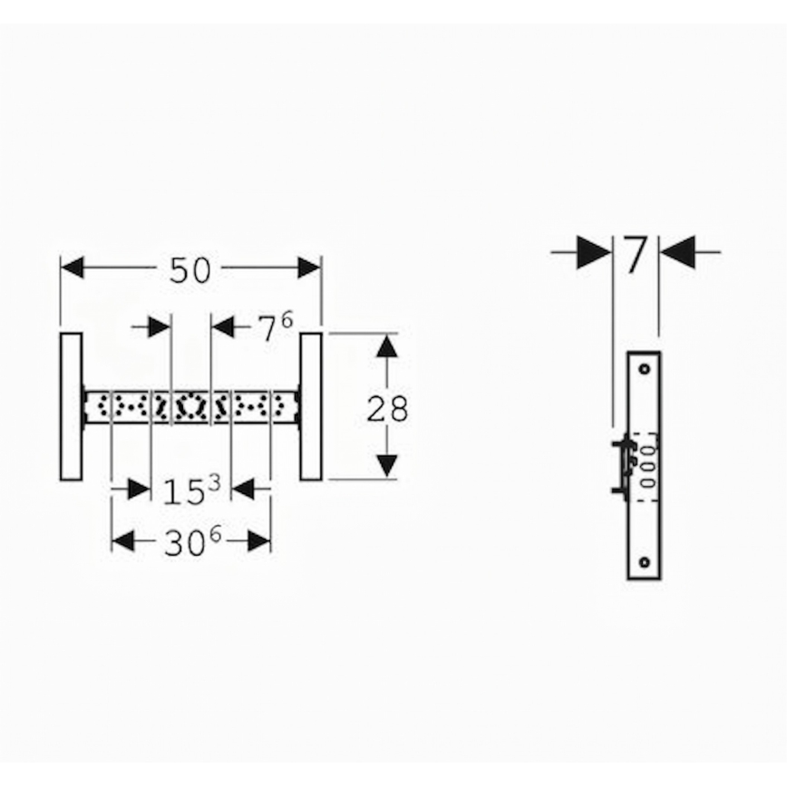 Geberit 111.770.00.2 - Module d'encastrement pour mitigeur Duofix