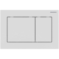 Geberit 115.080.01.1 - Plaque de commande Omega30 21,2x14,2 cm blanche