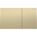 Geberit 115.622.QF.1 - Plaque de commande Sigma70 25x14,6 cm laiton brossé