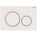 Geberit 115.882.11.1 - Plaque de commande Sigma20 24,6x16,4 cm blanche