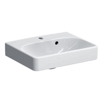 Geberit 500.222.01.1 - Lavabo suspendu Smyle Square 45x36 cm céramique/blanc
