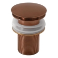 Gedy - Bonde CLICK-CLACK pour lavabo Ø 6,6 cm, bronze