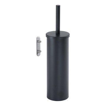 Gedy - Brosse WC murale PIRENEI noir mat