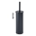 Gedy - Brosse WC murale PIRENEI noir mat