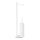 Gedy - Brosse WC sur pied avec porte-rouleau TRILLY blanc mat