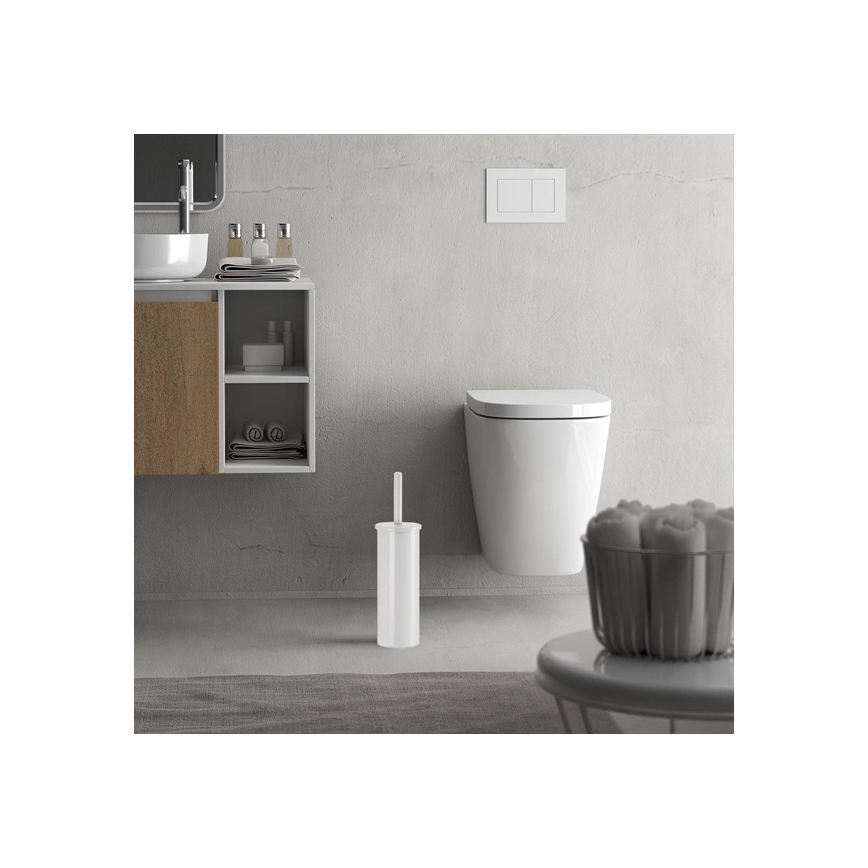 Gedy - Brosse WC sur pied JACK blanche