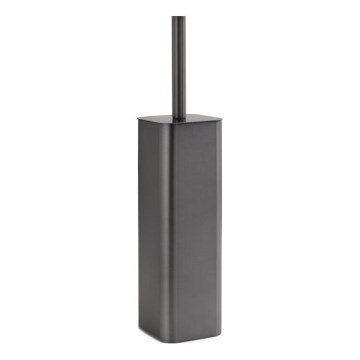 Gedy - Brosse WC sur pied SCOPINO gris métallisé