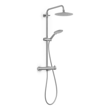 Gedy - Ensemble de douche avec mitigeur STAR PLUS, chrome brillant