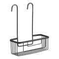 Gedy - Étagère à suspendre pour douche SMART 37,5 x 30 cm, noir mat