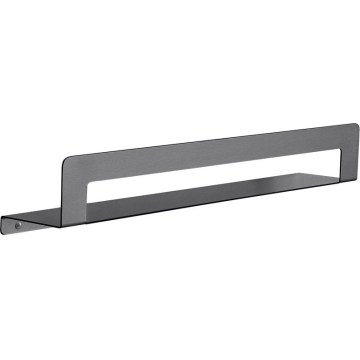 Gedy - Étagère avec porte-serviettes CLEO 50 cm gris métallisé