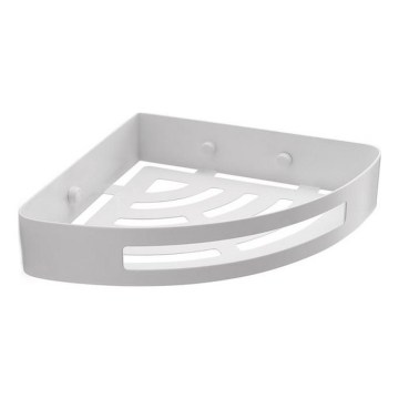 Gedy - Étagère d'angle pour douche PIRENEI, blanche mate