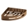Gedy - Étagère d'angle pour douche PIRENEI bronzée