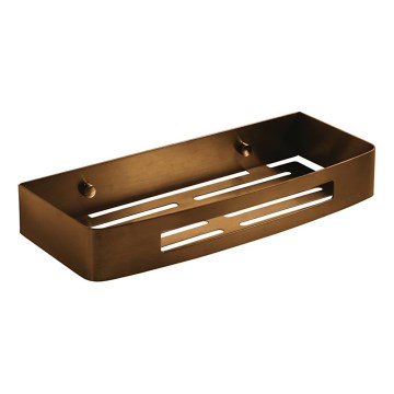 Gedy - Étagère murale de douche SMART 30x12,8 cm bronze