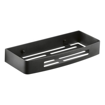 Gedy - Étagère murale pour douche SMART 30 x 12,8 cm noire mate