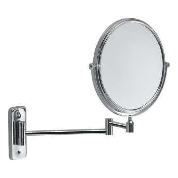 Gedy - Miroir mural de maquillage GAIA, finition chrome brillant