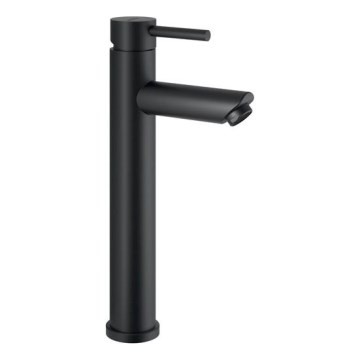 Gedy - Mitigeur pour lavabo ALTO HIGH 28,5 cm noir mat