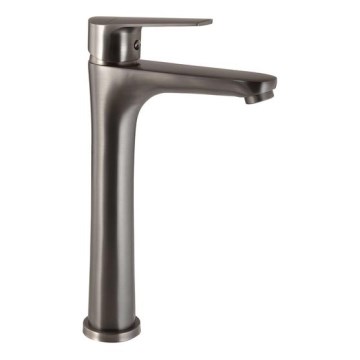 Gedy - Mitigeur pour lavabo COMO 29 cm gris métallisé
